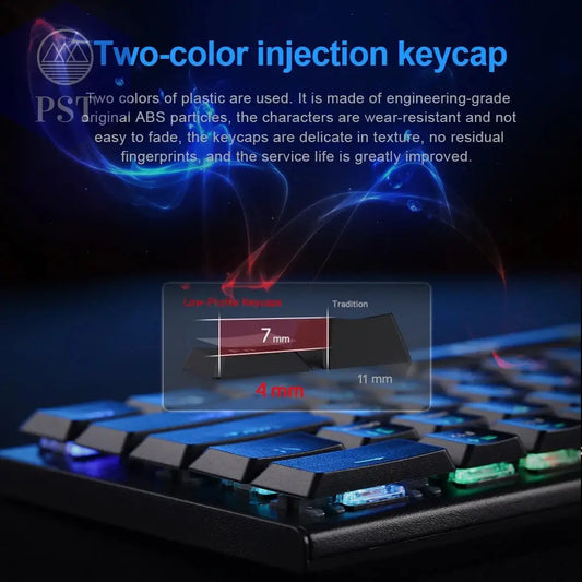Redragon K618 RGB Wireless Gaming Tastatur PST PS Tradings Redragon K618 RGB Wireless Gaming Tastatur