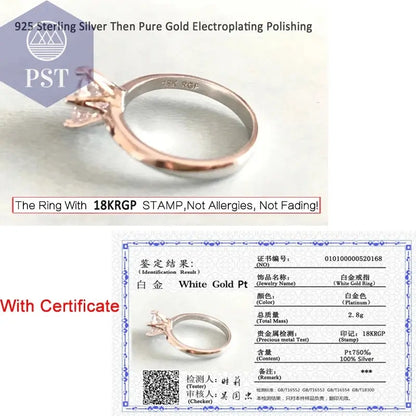 18K White Gold Zirconia Ring PST PS Tradings  PST PS Tradings  PST PS Tradings 18K White Gold Zirconia Ring