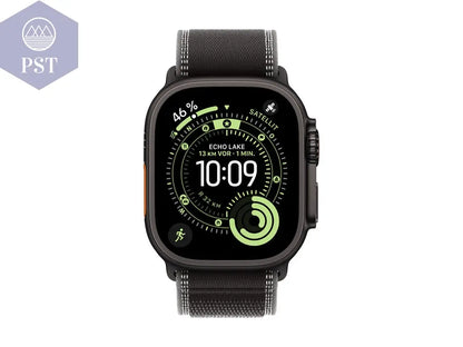 Apple Watch Ultra 3 Titanium Cellular PST PS Tradings Smartwatch S / Schwarz / Trail Loop schwarz/kohlegrauSmartwatch Apple Watch Ultra 3 Titanium Cellular