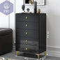 Elegante Minimalist Kommode für Ihr Zuhause PST PS Tradings  PST PS Tradings Black-gold-5drawer PST PS Tradings