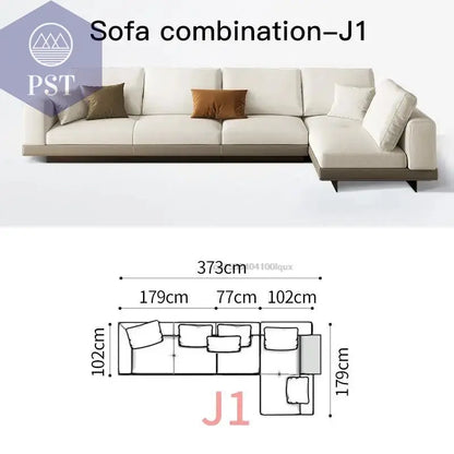 Elegantes Nordisches Ecksofa für Ihr ZuhauseEcksofa PST PS Tradings 373cm-sofa-J1 PST PS Tradings