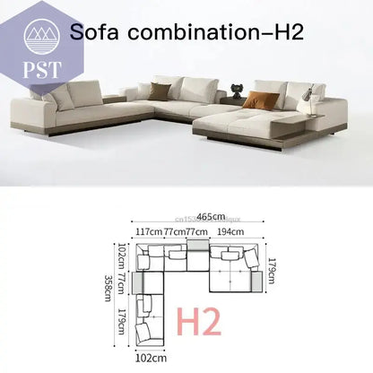 Elegantes Nordisches Ecksofa für Ihr Zuhause - PS Tradings Ecksofa 435cm-sofa-H2 PS Tradings
