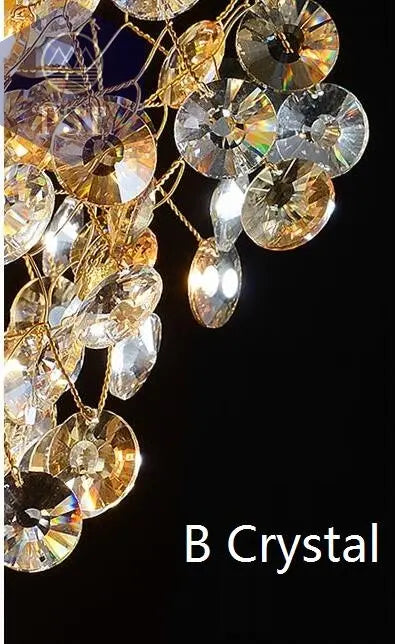French Crystals Pendant Lamp      B-Style-Crystals-L-Warm-White PST PS Tradings
