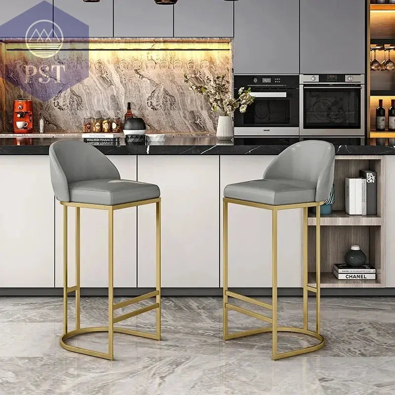 High Pink Akzent Barhocker Empfang minimalist ische Luxus Küche Theken hocker nordische ergonomische Cadeiras Bar Möbel       PST PS Tradings