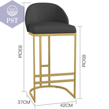High Pink Akzent Barhocker Empfang minimalist ische Luxus Küche Theken hocker nordische ergonomische Cadeiras Bar Möbel       PST PS Tradings