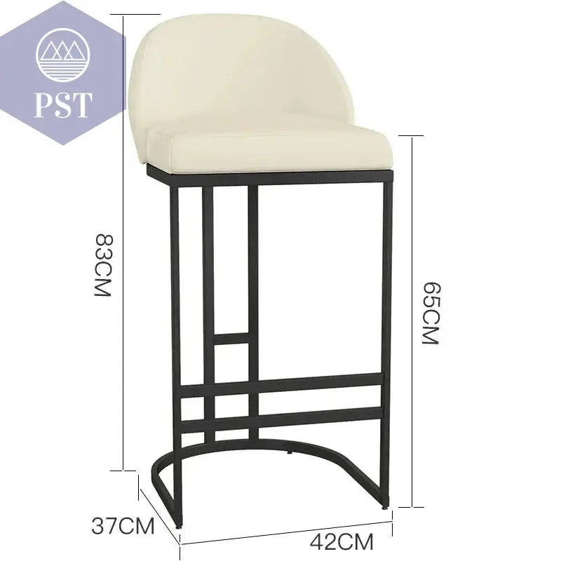 High Pink Akzent Barhocker Empfang minimalist ische Luxus Küche Theken hocker nordische ergonomische Cadeiras Bar Möbel       PST PS Tradings