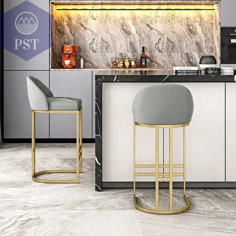 High Pink Akzent Barhocker Empfang minimalist ische Luxus Küche Theken hocker nordische ergonomische Cadeiras Bar Möbel       PST PS Tradings