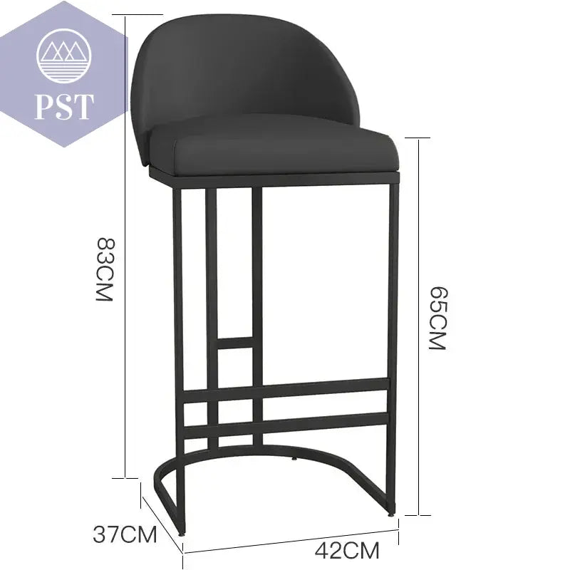 High Pink Akzent Barhocker Empfang minimalist ische Luxus Küche Theken hocker nordische ergonomische Cadeiras Bar Möbel       PST PS Tradings