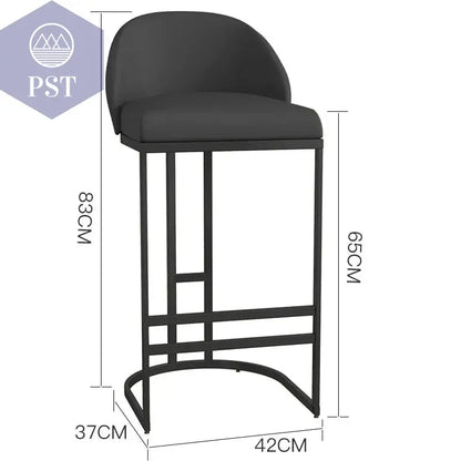 High Pink Akzent Barhocker Empfang minimalist ische Luxus Küche Theken hocker nordische ergonomische Cadeiras Bar Möbel       PST PS Tradings
