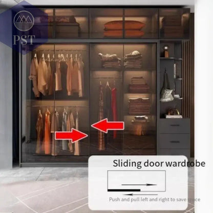 Kleiderschrank Modul Schrank Ankleide für Schlafzimmer Glasschrank PST PS Tradings Möbel PST PS Tradings  PST PS Tradings