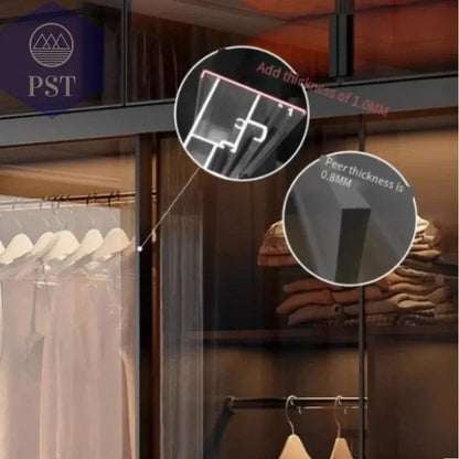 Kleiderschrank Modul Schrank Ankleide für Schlafzimmer Glasschrank PST PS Tradings Möbel PST PS Tradings  PST PS Tradings